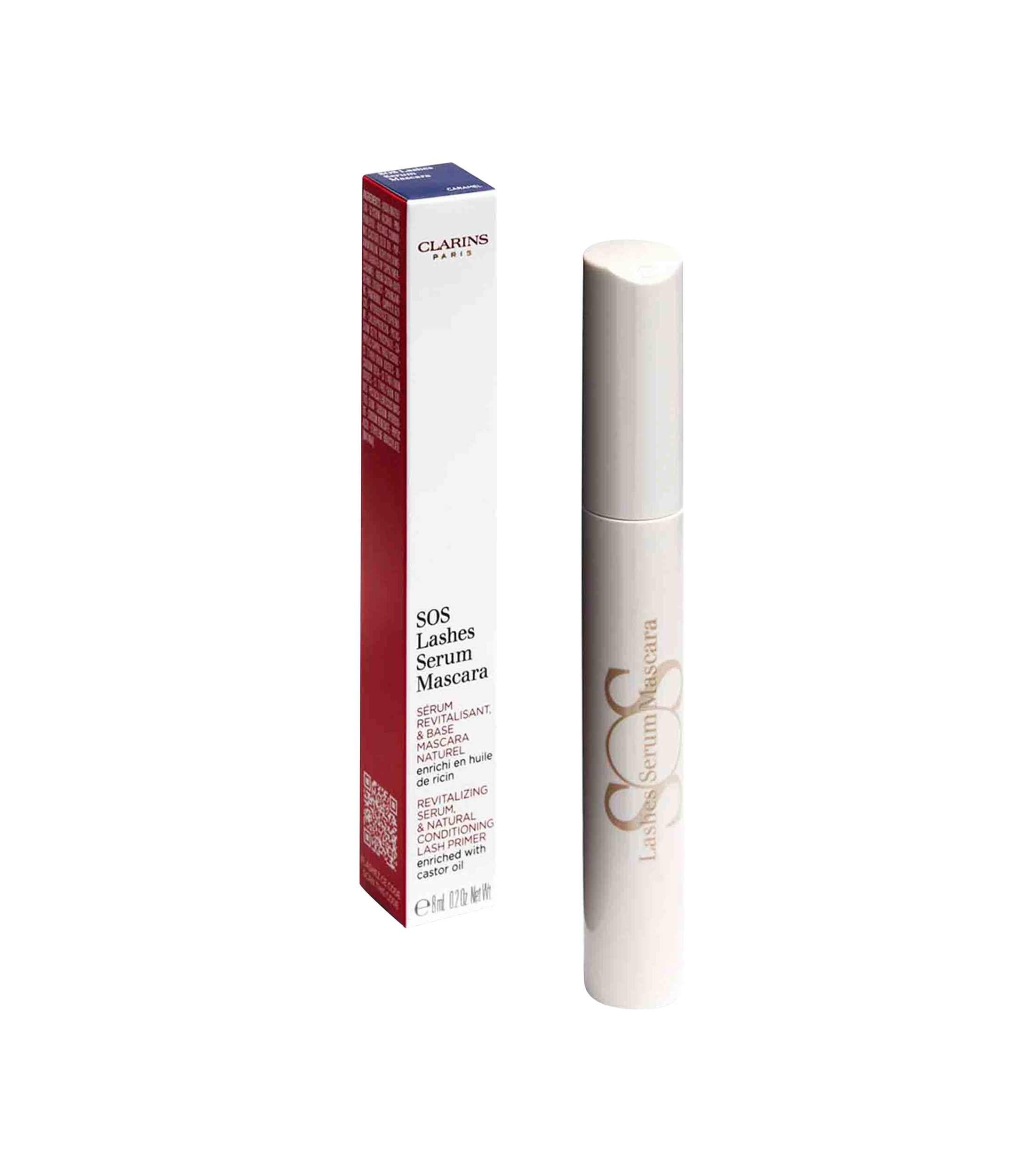 Máscara de pestañas SOS Lashes Dark Brown, 8 ml